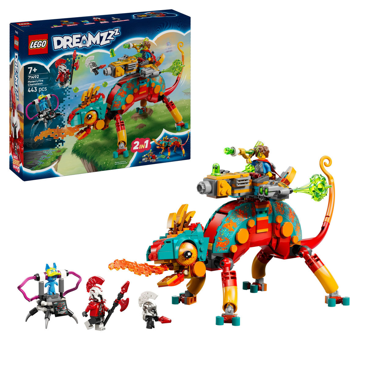 LEGO DREAMZzz 71492 Mateo's Fire Chameleon-1