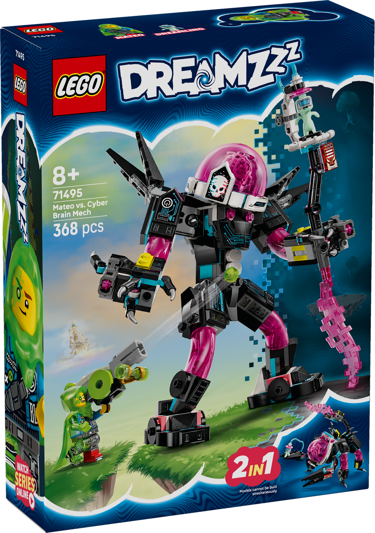 LEGO DREAMZzz 71495 Mateo vs. Cyber Brain Mech-2