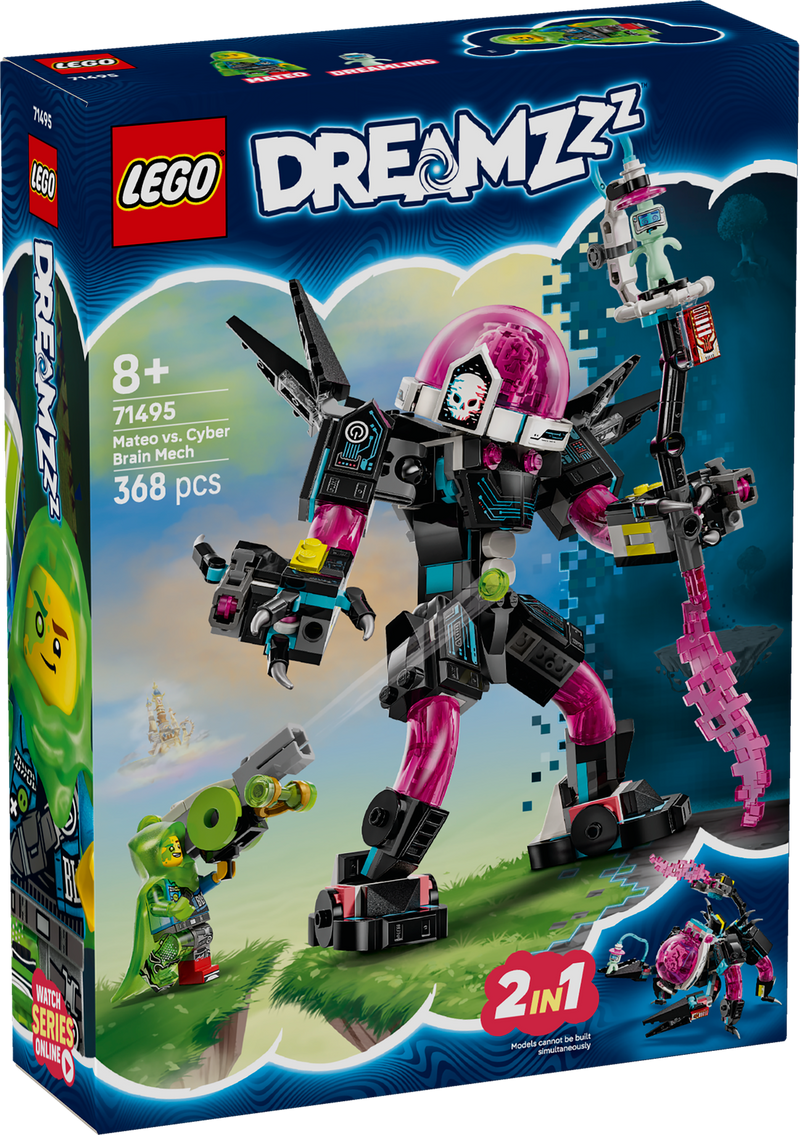LEGO DREAMZzz 71495 Mateo vs. Cyber Brain Mech-2