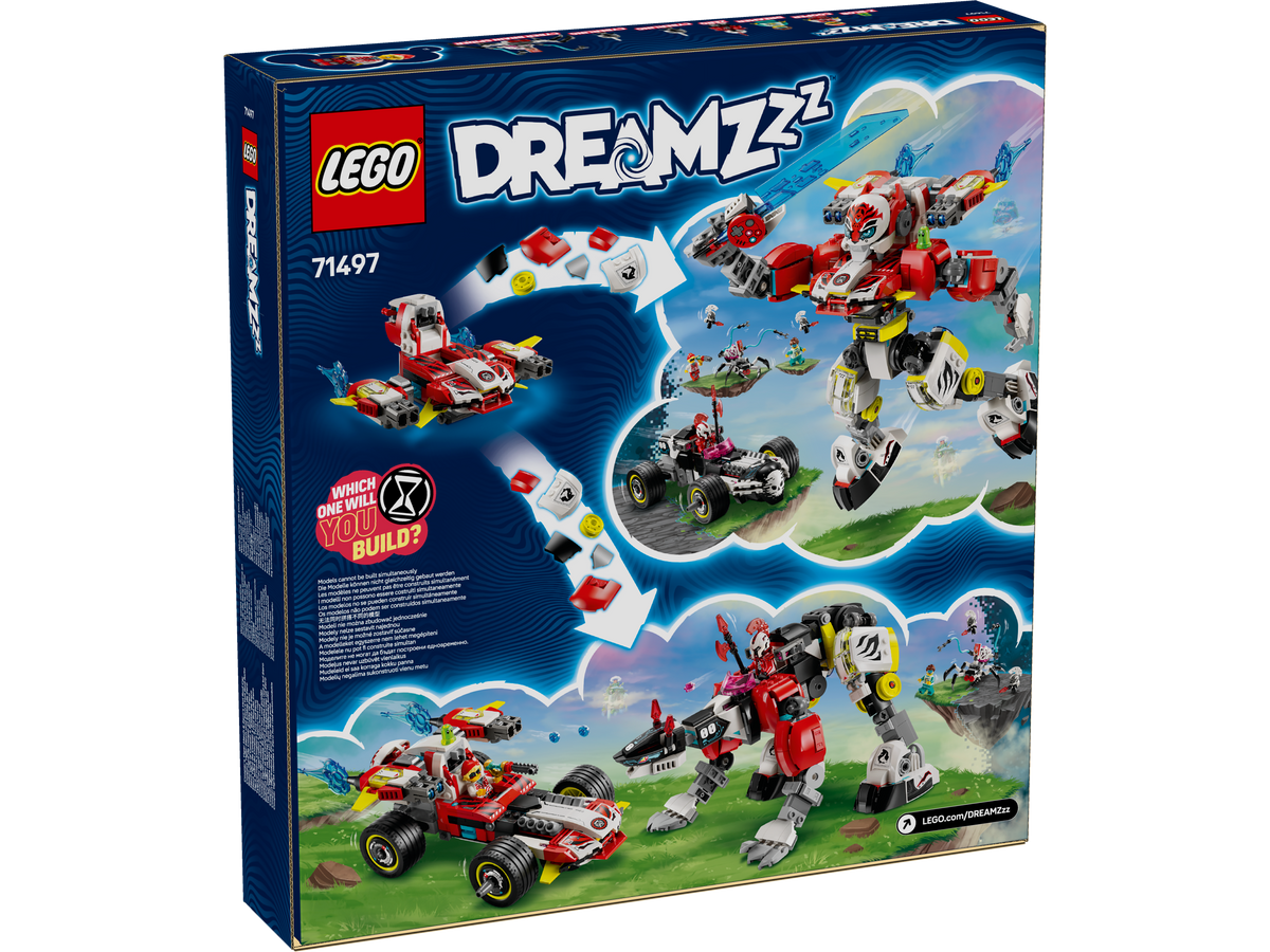 LEGO DREAMZzz 71497 Cooper's Tiger Mech & Zero's Hot Rod Car-3
