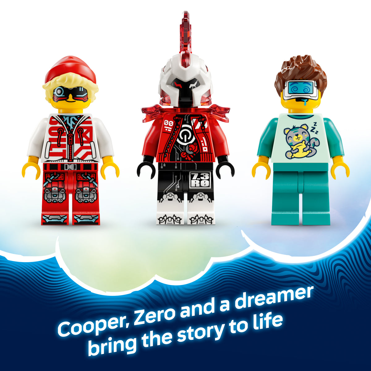 LEGO DREAMZzz 71497 Cooper's Tiger Mech & Zero's Hot Rod Car-4