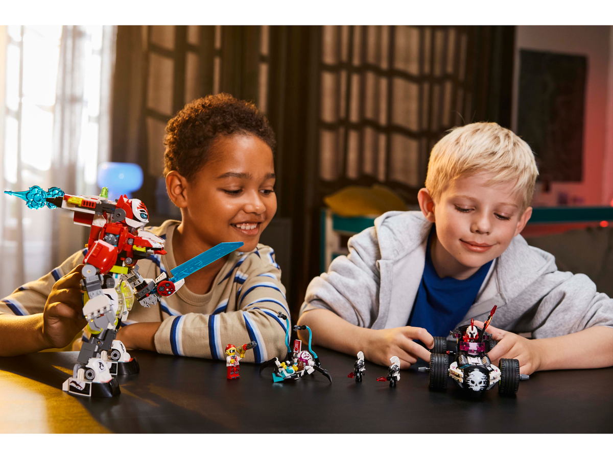 LEGO DREAMZzz 71497 Cooper's Tiger Mech & Zero's Hot Rod Car-6