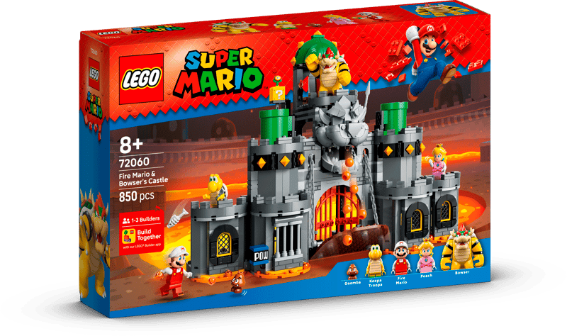 LEGO Super Mario 72060 Fire Mario & Bowser's Castle-5
