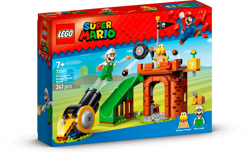LEGO Super Mario 72061 Fire Luigi vs. Koopa Troopa Battle-2