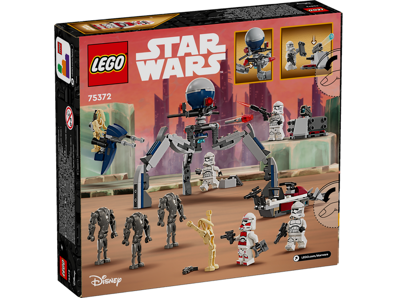 LEGO Star Wars 75372 Clone Trooper & Battle Droid Battle Pack-2