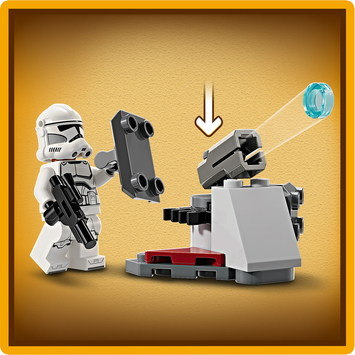 LEGO Star Wars 75372 Clone Trooper & Battle Droid Battle Pack-4