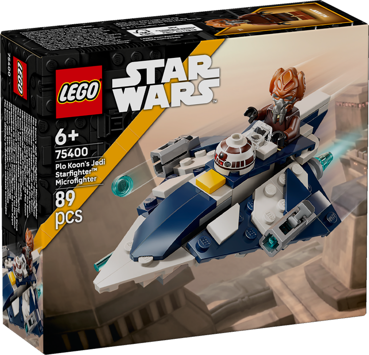 LEGO Star Wars 75400 Plo Koon's Jedi Starfighter Microfighter-2