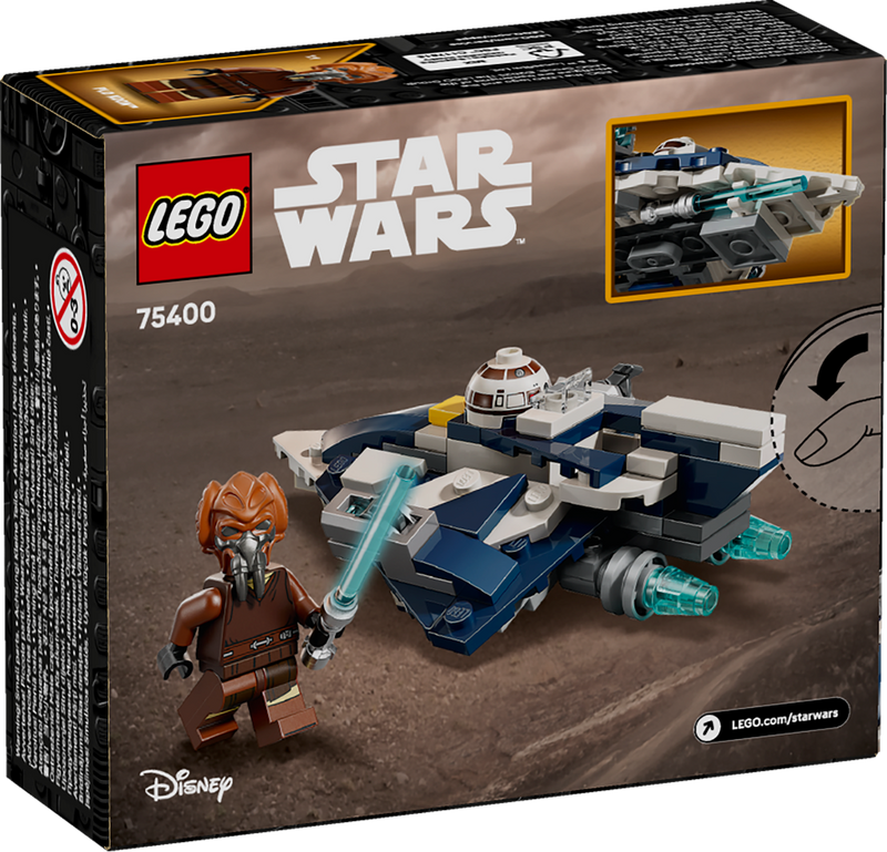 LEGO Star Wars 75400 Plo Koon's Jedi Starfighter Microfighter-3