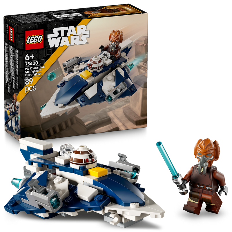 LEGO Star Wars 75400 Plo Koon's Jedi Starfighter Microfighter-1