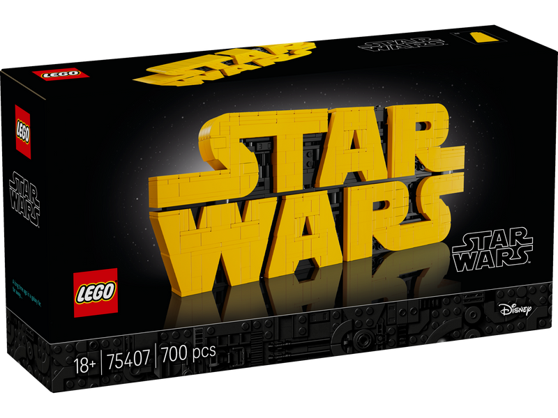 LEGO Star Wars 75407 Brick-Built Star Wars Logo-2