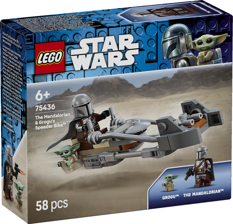 LEGO Star Wars 75436 The Mandalorian & Grogu's Speeder Bike-2