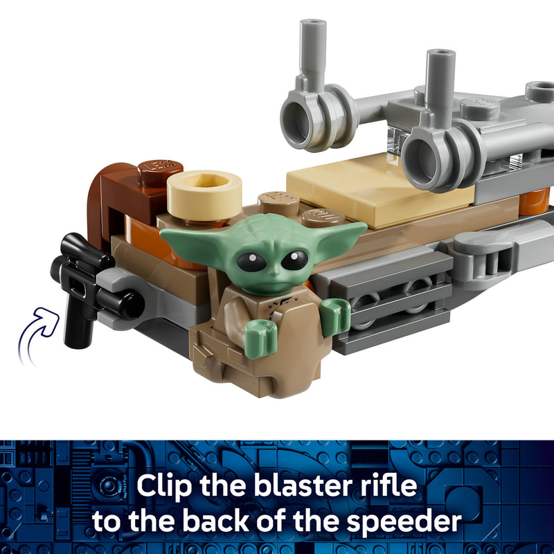 LEGO Star Wars 75436 The Mandalorian & Grogu's Speeder Bike-4