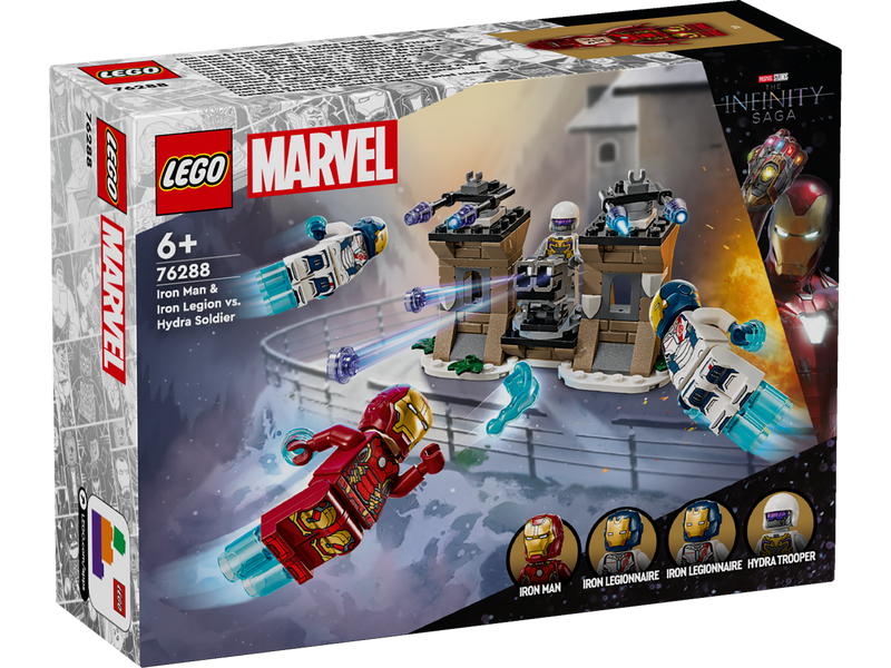 LEGO Marvel 76288 Iron Man & Iron Legion vs. Hydra Soldier-2