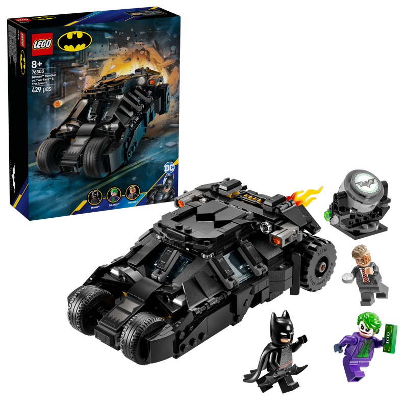 LEGO DC Comics 76303 Batman Tumbler vs. Two-Face & The Joker-1