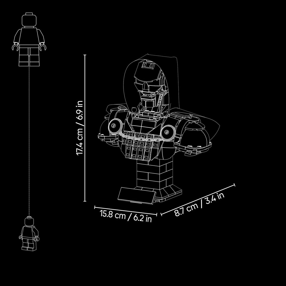 LEGO Marvel 76345 Doctor Doom Bust-3
