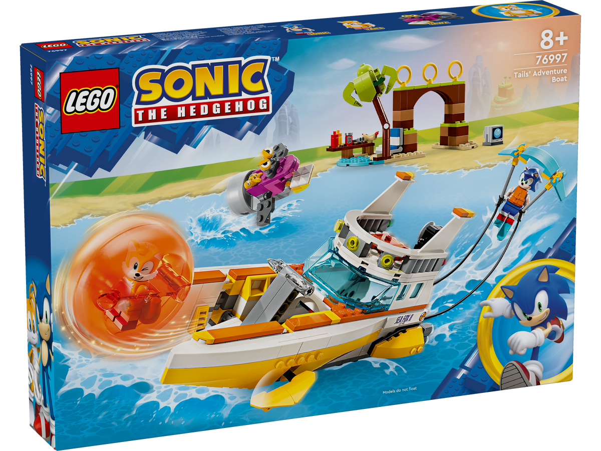 LEGO Sonic the Hedgehog 76997 Tails' Adventure Boat-2