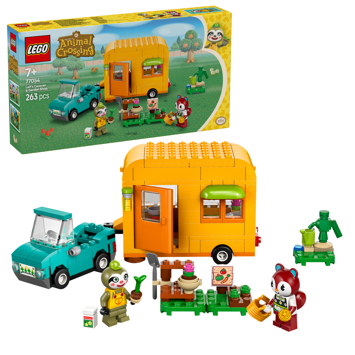 LEGO Animal Crossing 77054 Leif's Caravan & Garden Shop-1