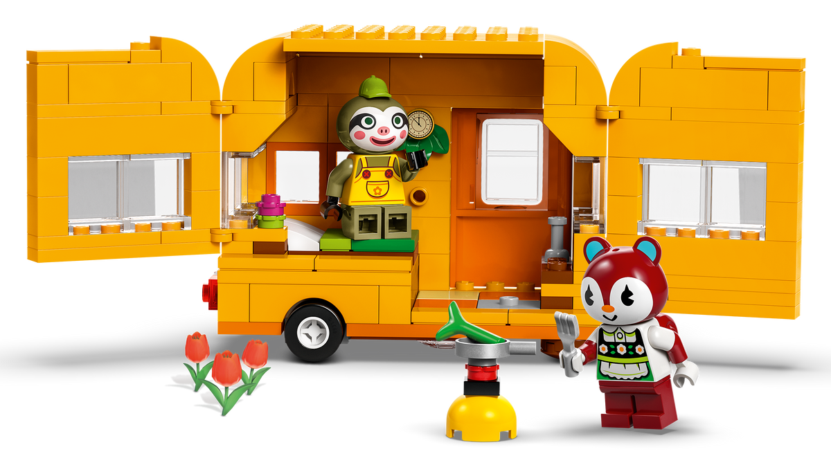 LEGO Animal Crossing 77054 Leif's Caravan & Garden Shop-5