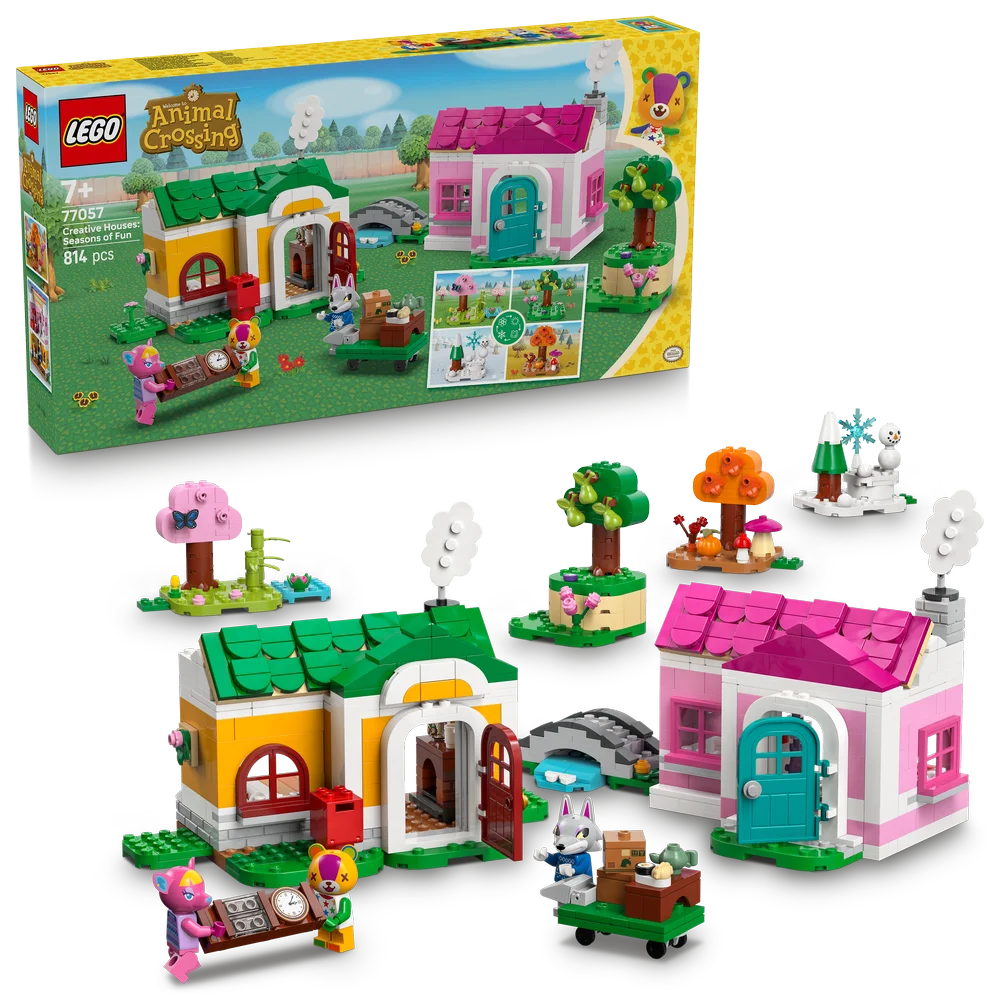 LEGO Animal Crossing 77057 Creative Houses: Seasons of Fun-1