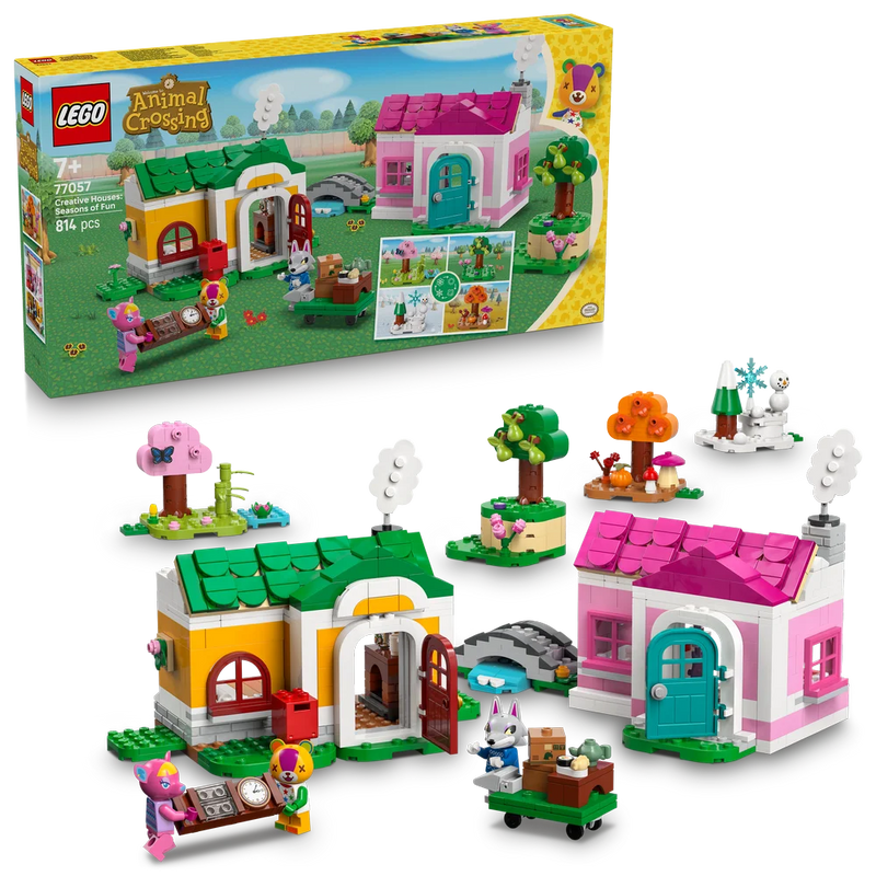 LEGO Animal Crossing 77057 Creative Houses: Seasons of Fun-1