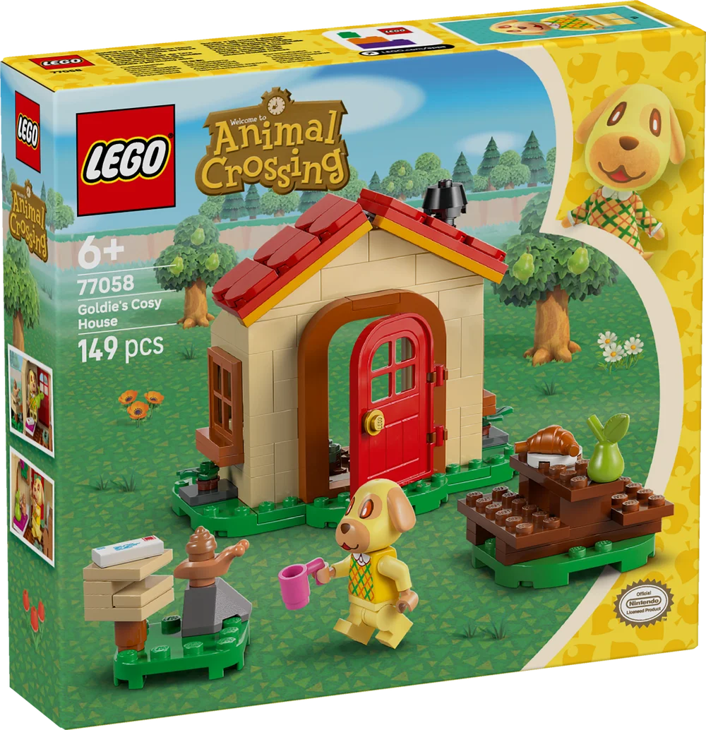 LEGO Animal Crossing 77058 Goldie's Cosy House-2