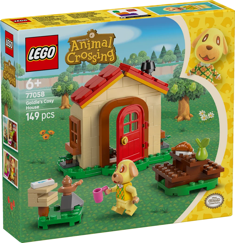 LEGO Animal Crossing 77058 Goldie's Cosy House-2