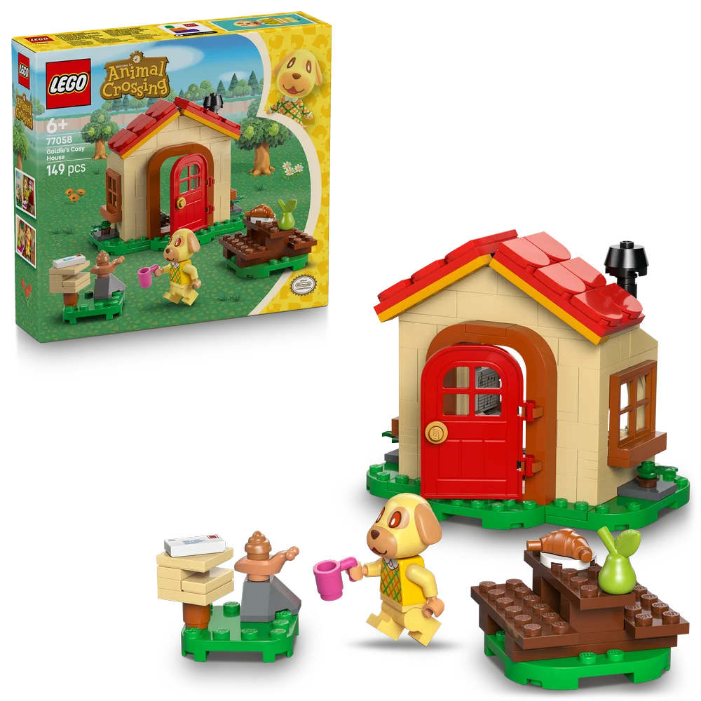 LEGO Animal Crossing 77058 Goldie's Cosy House-1