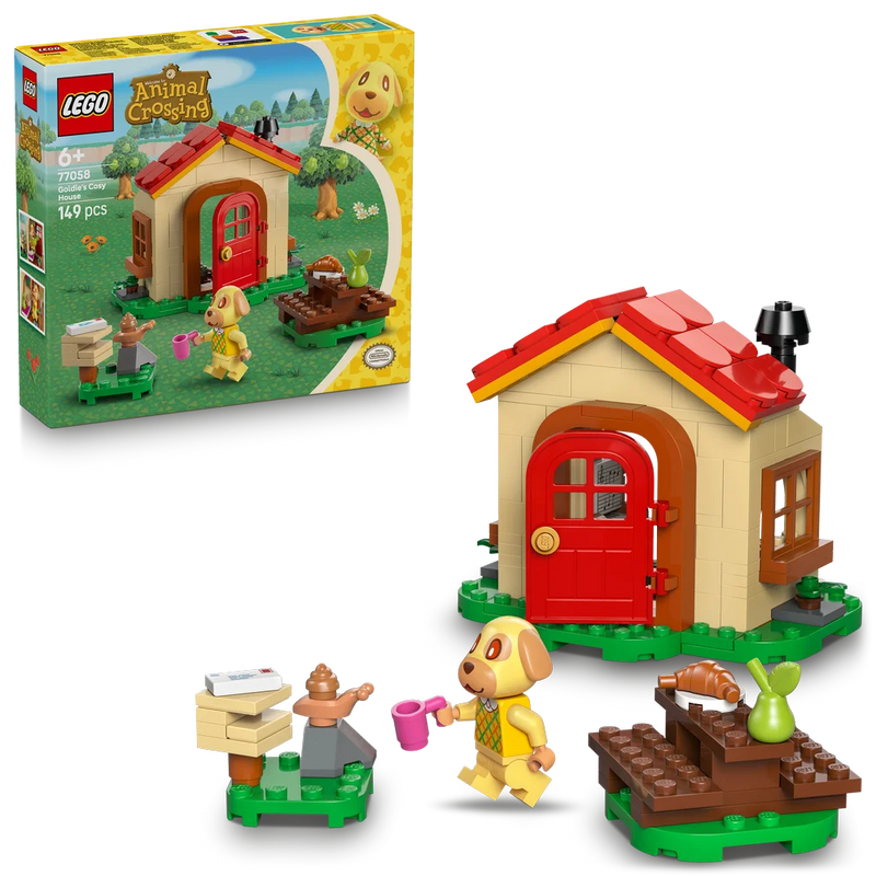LEGO Animal Crossing 77058 Goldie's Cosy House-1
