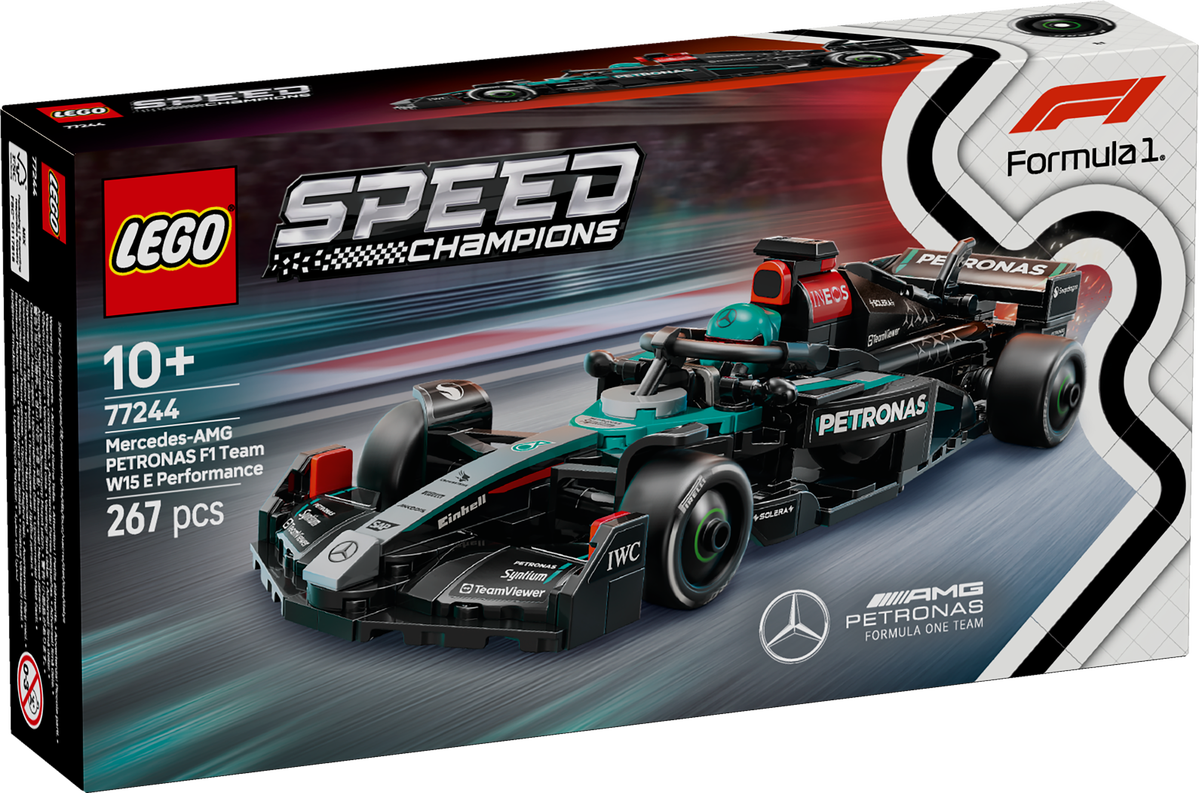 LEGO Speed Champions 77244 Mercedes-AMG F1 W15 Race Car-2