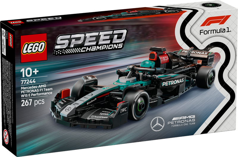 LEGO Speed Champions 77244 Mercedes-AMG F1 W15 Race Car-2