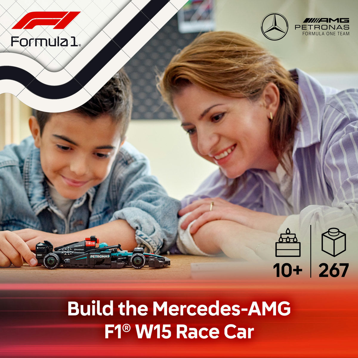 LEGO Speed Champions 77244 Mercedes-AMG F1 W15 Race Car-6