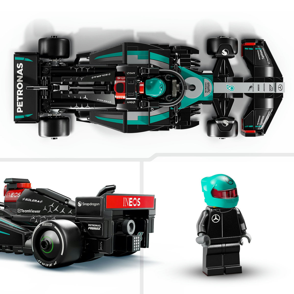 LEGO Speed Champions 77244 Mercedes-AMG F1 W15 Race Car-4