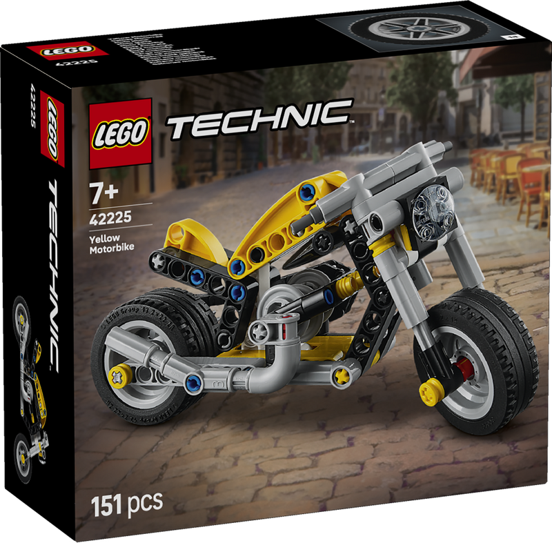 LEGO Technic  42225 Yellow Motorcycle-2