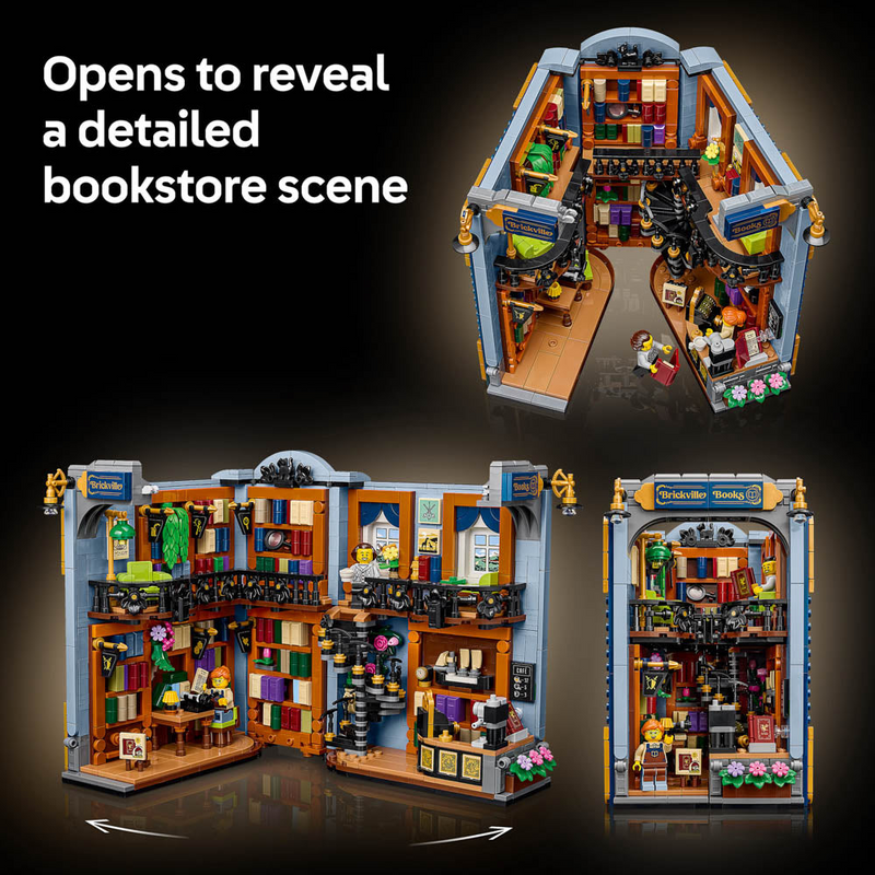 LEGO Icons  11379 Bookstore: Book Nook-5