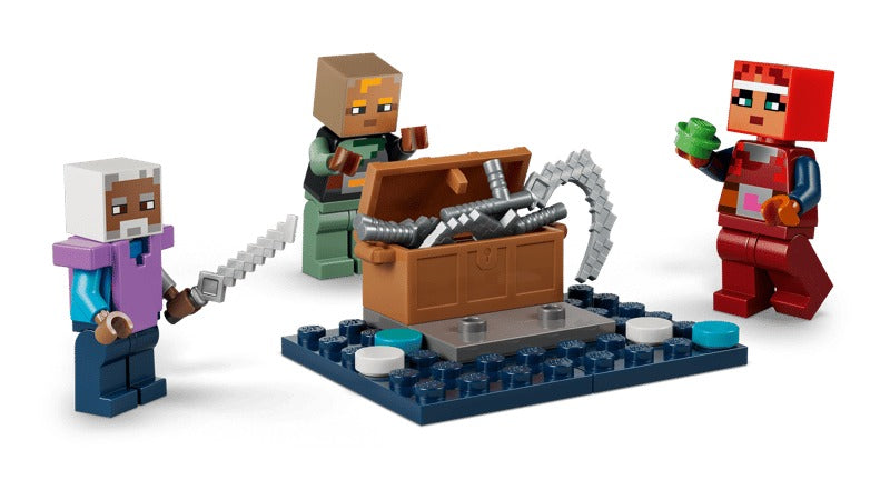 LEGO Minecraft 21591 The Twisted Warden Battle-4