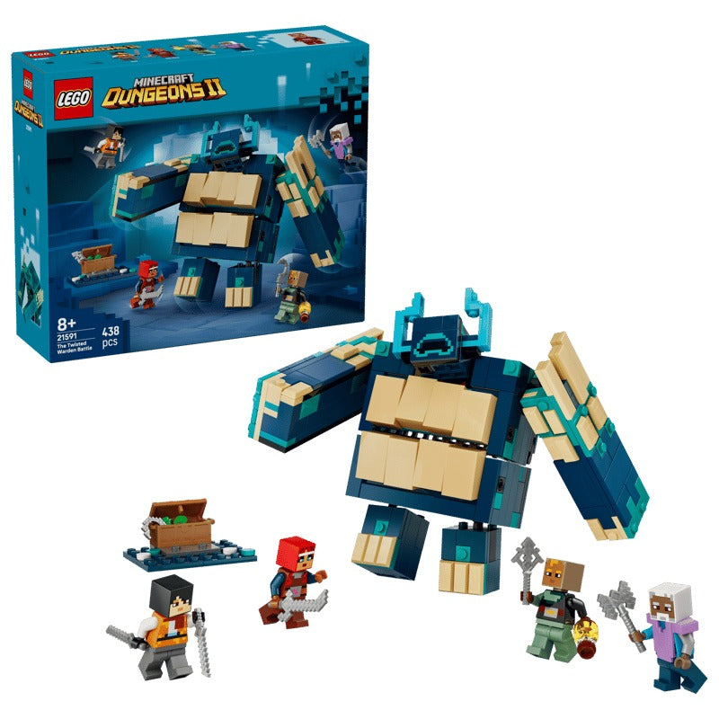 LEGO Minecraft 21591 The Twisted Warden Battle-1