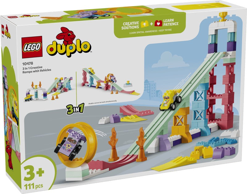 LEGO DUPLO 10478 3 in 1 Creative Ramps with Vehicles-1