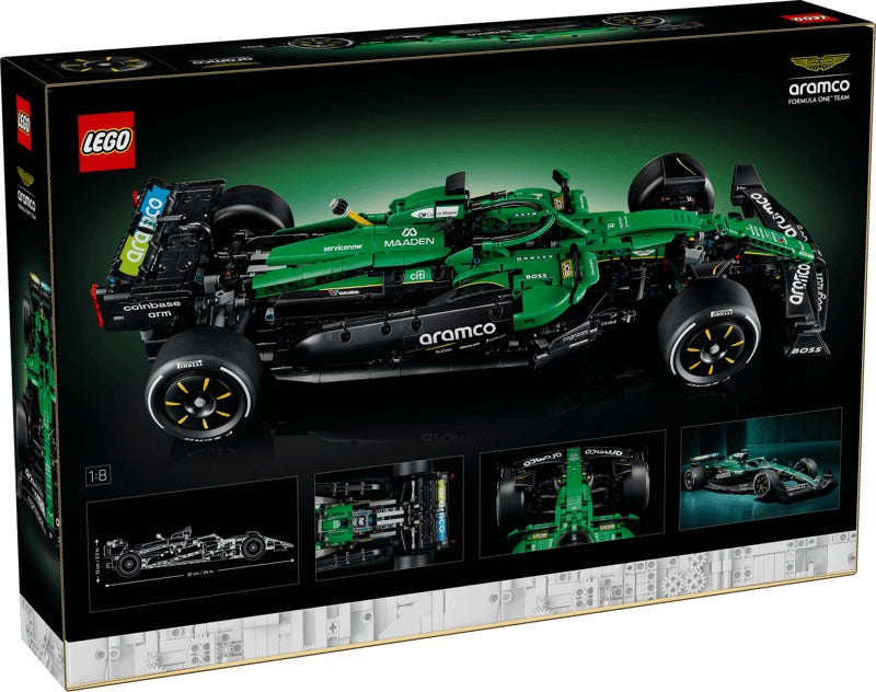 LEGO Technic 42240 Aston Martin Aramco AMR25 F1 Car-2