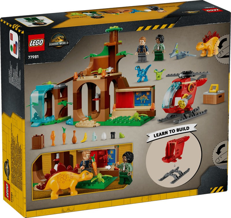 LEGO Jurassic World 77981 Velociraptor, Stegosaurus & Pteranodon Rescue-3