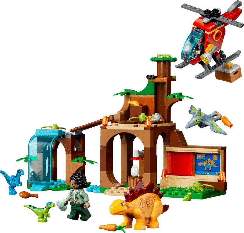 LEGO Jurassic World 77981 Velociraptor, Stegosaurus & Pteranodon Rescue