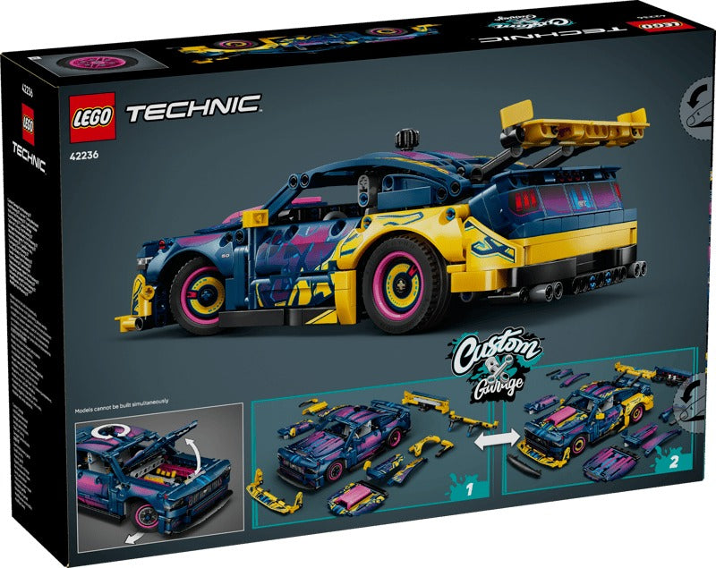 LEGO Technic 42236 Custom Garage Ford Mustang GT Car-6