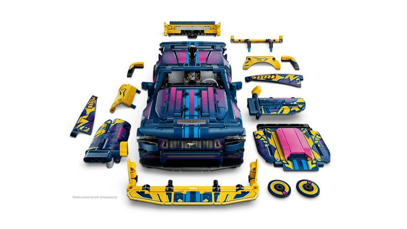 LEGO Technic 42236 Custom Garage Ford Mustang GT Car-2