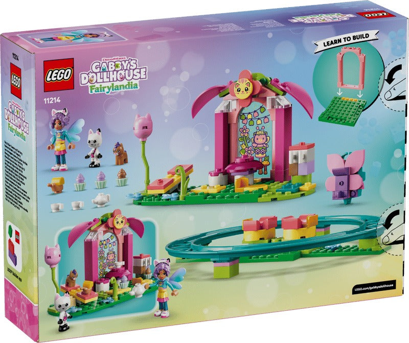 LEGO Gabby's Dollhouse 11214 Fairy Roller Coaster and Tea Party-5