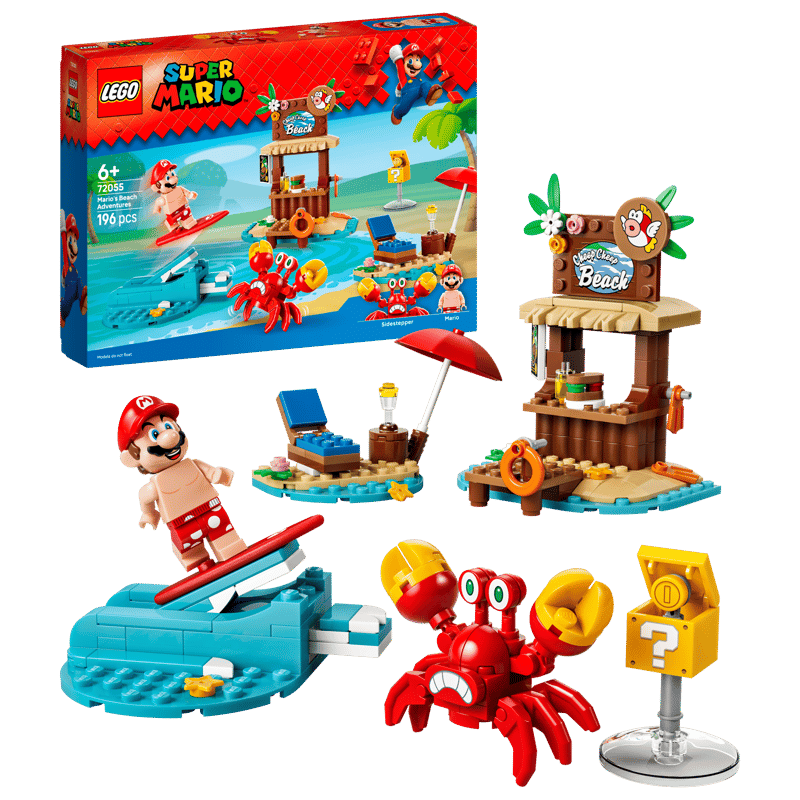 LEGO Super Mario 72055 Mario's Beach Adventures-6