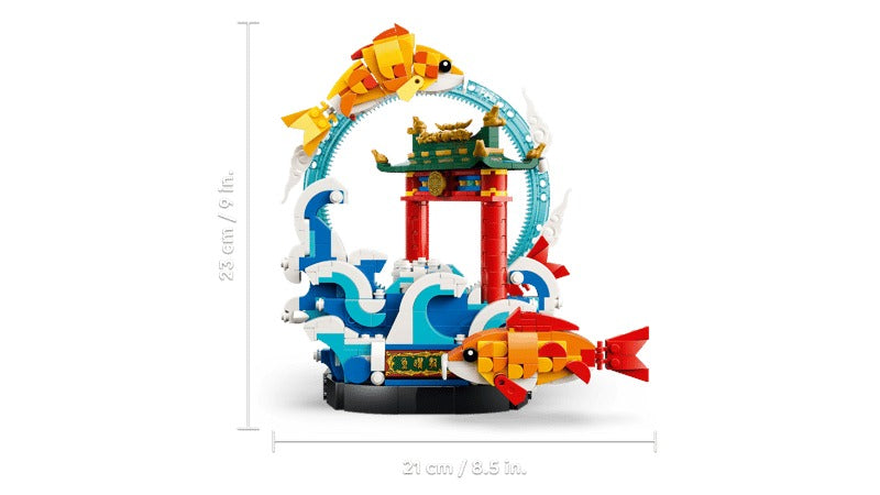 LEGO Chinese Festivals 80120 Prosperity Carp Leaping-4