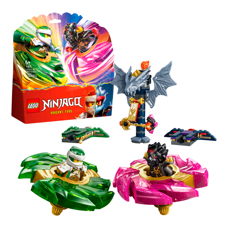 LEGO Ninjago Lloyd vs. Ras Spinner Battle-7