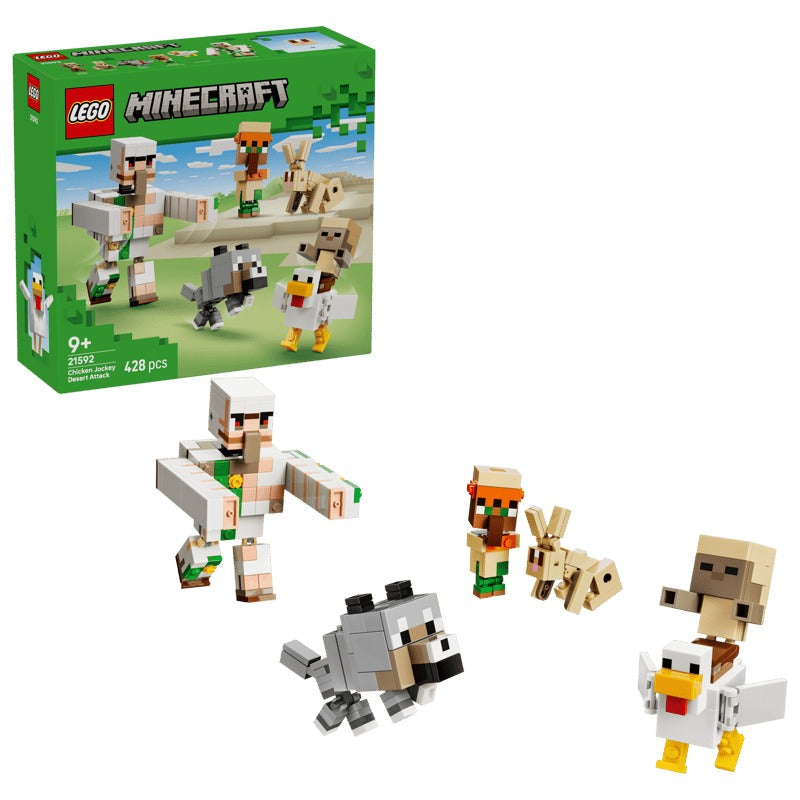 LEGO Minecraft 21592 Chicken Jockey Desert Attack-1