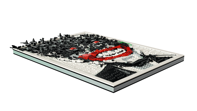 LEGO Super Heroes 67012 The Joker Wall Art Comic Cover-4