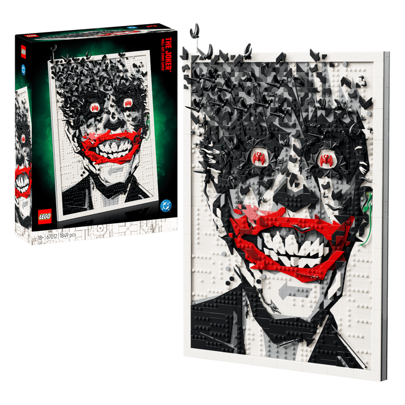 LEGO Super Heroes 67012 The Joker Wall Art Comic Cover-7
