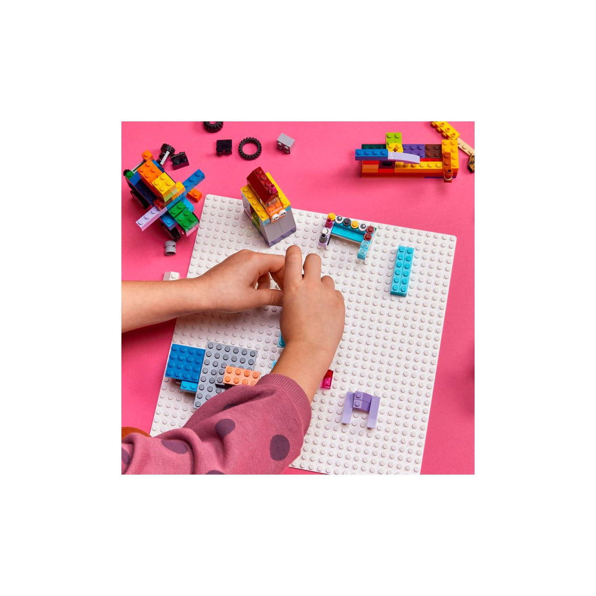 LEGO Classic 11026 White Baseplate-4